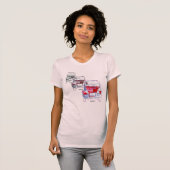 赤2CV x 3 Tシャツ (正面フル)