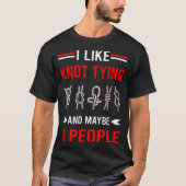 赤3人結び Tシャツ (正面)