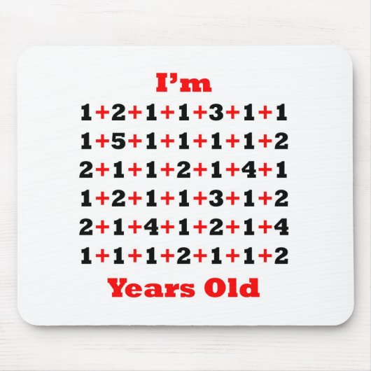 赤69歳のBlkの マウスパッド (正面)