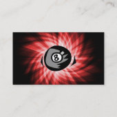 赤8ボール 名刺 (裏面)
