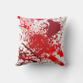 赤（ばちゃばちゃ）跳ねるおもしろい クッション (裏面)