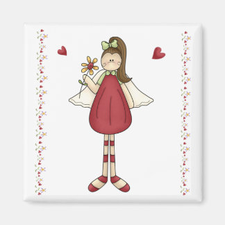 赤_エンジェル磁石 マグネット