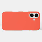 赤 – オレンジ無地の色 – 2025トレンドシェード Case-Mate iPhoneケース (裏面 (横))
