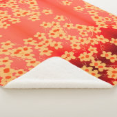 赤（オレンジ色） シェルパブランケット (3/4)