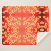 赤（オレンジ色） シェルパブランケット (正面(横))