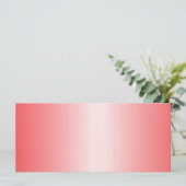 赤、オレンジ、およびピンクのブラシストロークがブレンドされる メニュー (スタンド正面)