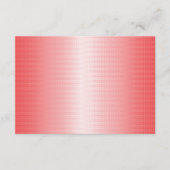 赤、オレンジ、ピンクの筆跡が混ざり合う エンクロージャーカード (正面)