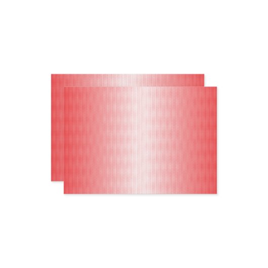 赤、オレンジ、ピンクの筆跡が混ざり合う エンクロージャーカード (正面/裏面インサイチュ)