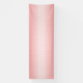 赤、オレンジ、ピンクの筆跡が混ざり合う 横断幕 (縦)