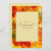 赤、オレンジ、金ゴールド、大理石(招待状) セーブザデート (正面/裏面)