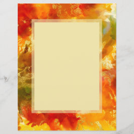 赤、オレンジ、金ゴールド、黄色の大理石