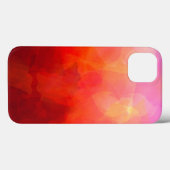 赤、オレンジ、黄色の水彩アート Case-Mate iPhoneケース (裏面 (横))