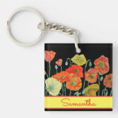 赤 オレンジ 黄色 ポピー ガールズ 名前 キーホルダー (正面)
