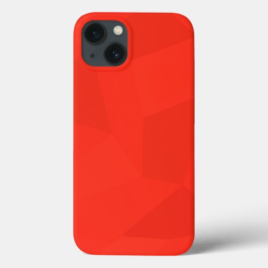 赤、カッコいいトレンディー、モダンシンプル幾何学術 Case-Mate iPhoneケース (裏面)