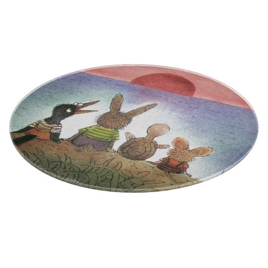 赤 カッティングボード (角)