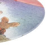 赤 カッティングボード (角)