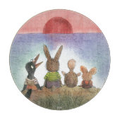 赤 カッティングボード (正面)