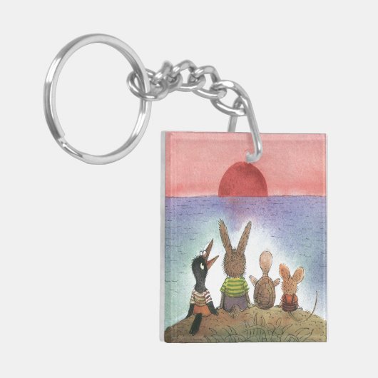 赤 キーホルダー (正面左)