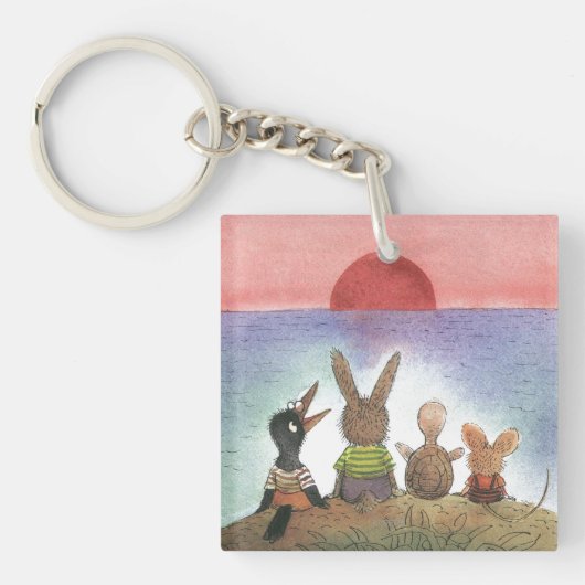 赤 キーホルダー (正面)