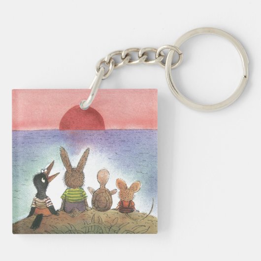 赤 キーホルダー (裏面)