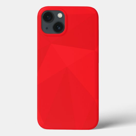赤、クール、ユニーク、トレンディ、都会的な幾何学デザイン Case-Mate iPhoneケース (裏面)