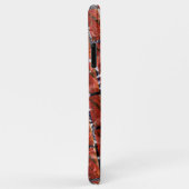 赤、グリッドまたはレンガ効果に泡、明るい Case-Mate iPhoneケース (裏面/右)