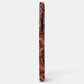 赤、グリッドまたはレンガ効果に泡、明るい Case-Mate iPhoneケース (裏面/左)