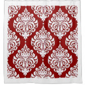 赤 シャワーカーテン (正面)