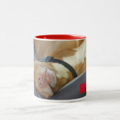 赤 ツートーンマグカップ (中央)