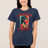 赤 トライブレンドTシャツ (正面)