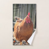 赤 バスタオルセット (ハンドタオル)