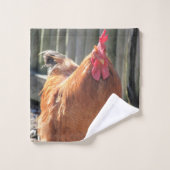 赤 バスタオルセット (ウォッシュタオル)