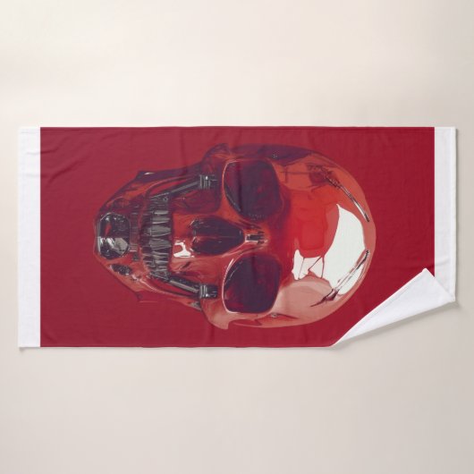 赤 バスタオル (バスタオル)