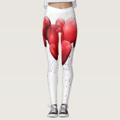赤 – バルーン | Zazzle_Growstore レギンス (正面)