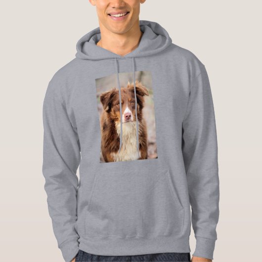 赤 パーカ (正面)