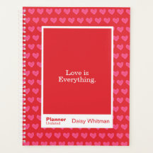 赤/ピンクのハートブロック引用 | 完全にカスタマイズ可能