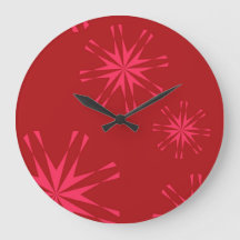 赤、ピンク、カッコいいトレンディーモダン星花抽象芸術