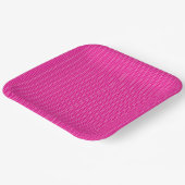 赤、ピンク、紫のストロークが重なり合いてブ絵を描ル ペーパープレート (傾斜あり)