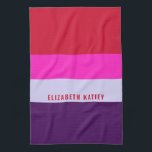 赤、ピンク、紫の各ストライプパターン キッチンタオル<br><div class="desc">赤、ピンクポップ・アートの、紫のキッチンタオルを使用してキッチンに色のストライプを追加。デザインをはっきりした搭載しストライプのたこの吸水タオルはスタイリッシュ、宇宙の乾燥や拭き取りカウンターの拭き取り、または装飾的なtouchの追加に最適。キッ素晴らしチンのアクセサリーを愛す鮮やかる人のための選択モダン。</div>