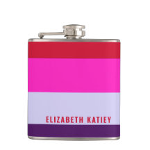 赤、ピンク、紫の各ストライプパターン