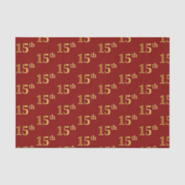 赤、フェイク金ゴールド15日（15日）イベントティッシュペーパー 薄葉紙