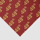 赤、フェイク金ゴールド48日（四十八日）イベント 薄葉紙 (詳細)