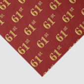 赤、フェイク金ゴールド61位（61位）イベント 薄葉紙 (詳細)