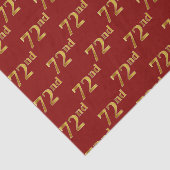 赤、フェイク金ゴールド72番目（72番目）のイベント 薄葉紙 (詳細)