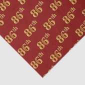 赤、フェイク金ゴールド86位(八十六位)イベント 薄葉紙 (詳細)