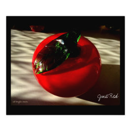 赤 フォトプリント           