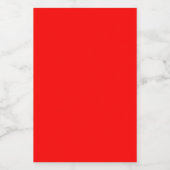 赤 フードラベル (シングルラベル)