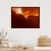 赤 ポスター (キッチン)