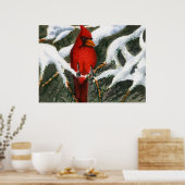 赤 ポスター (キッチン)