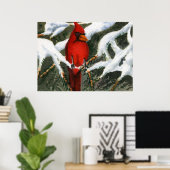 赤 ポスター (ホームオフィス)